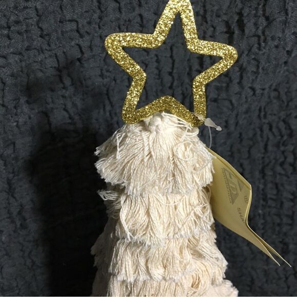 NWT Fringe Christmas Tree Decor Piece - Picture 3 of 5